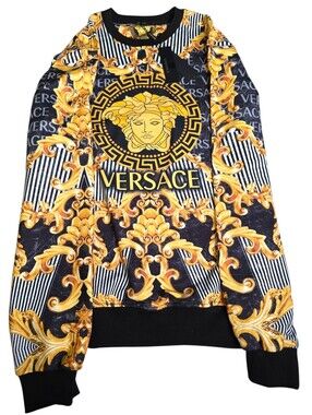 NWT Versace Runway Ready-To-Wear Barocco Medusa Sweatshirt IT 54/2XL